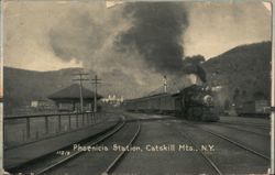 Phoenicia Station, Catskill Mountains Postcard