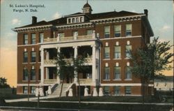 St. Luke's Hospital, Fargo, ND Postcard