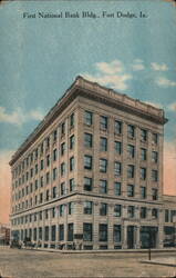 First National Bank Building, Fort Dodge, IA Postcard