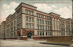 NY, NH & Hartford Office Building, New Haven, CT Postcard