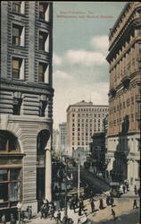 San Francisco, Cal. Montgomery and Market Streets Postcard