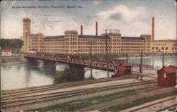 Elgin National Watch Factory, Elgin, IL Postcard