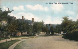 Circle Park, West Knoxville Postcard