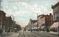 Market Street, Chattanooga, Tenn. Postcard