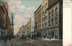 Gay Street, Looking North from Union Street, Knoxville Postcard