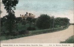 Crescent Bluff, on the Tennessee River, Knoxville Postcard