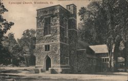 Episcopal Church, Woodstock, VT Postcard