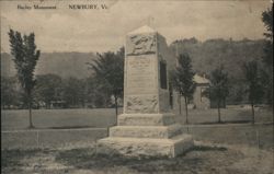 Bayley Monument, Newbury, VT Postcard