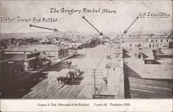 Gregory, South Dakota - Metropolis of the Rosebud Postcard