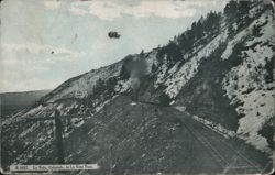 La Veta, Colorado to La Veta Pass Railroad Postcard