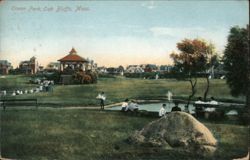 Ocean Park, Oak Bluffs, Mass. Postcard