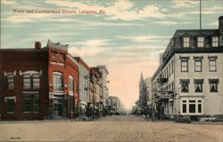 Ninth and Cumberland Streets, Lebanon, PA Postcard