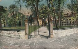 Entrance to Dickinson College Postcard