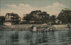 Bungalow Court, Short Beach, Conn. Postcard