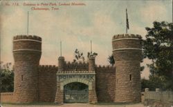 Entrance to Point Park, Lookout Mountain Postcard