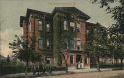 High School, Lewistown, PA Postcard