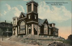 Pilgrim Congregational Church, Fall River, MA Postcard