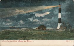 Fire Island Lighthouse by Night Postcard