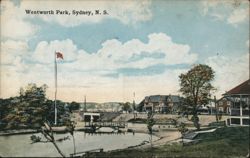 Wentworth Park, Sydney, N. S. Postcard