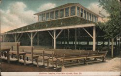 Outdoor Theatre, Four Mile Creek, Erie, PA Postcard