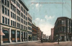 Wholesale District Water Street, Vancouver, B.C. Postcard