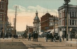 Yates Street, corner Government, Victoria, BC Postcard