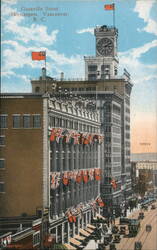 Granville Street Skyscrapers, Vancouver, BC Postcard