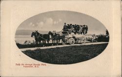 Tally Ho through Stanley Park Postcard