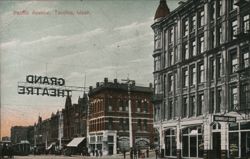 Pacific Avenue, Tacoma, Wash. Postcard