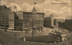 View of Pioneer Square Postcard