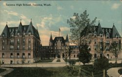 Tacoma High School, Tacoma, Wash. Postcard