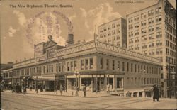 The New Orpheum Theatre, Seattle Postcard