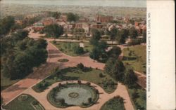 Reservoir Park, Compton Heights, St. Louis, MO Postcard