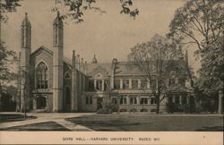 Gore Hall - Harvard University Library Postcard