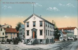 Old Town House 1727, Marblehead, Mass Postcard