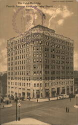 The Cobb Building, Fourth Avenue and University Street, Seattle Postcard