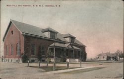 Mess Hall and Hospital, New Mexico Military Institute, Roswell Postcard