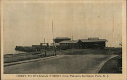 Ferry to Dyckman Street from Palisades Interstate Park, NJ Postcard