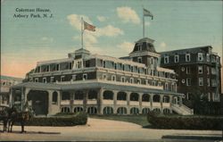 Coleman House, Asbury Park, NJ Postcard