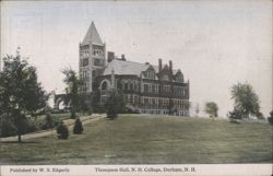 Thompson Hall, N. H. College, Durham, NH Postcard