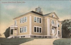 Carpenter School House, Foxboro, Mass. Postcard