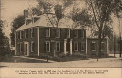 Old Wright Tavern, Concord MA - Patriots Headquarters Postcard