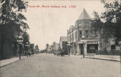 Lane St., North Judson, Ind. Postcard