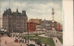 Lafayette Square, Buffalo, NY Postcard