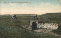 Black Hole in Old Fort, Annapolis Royal, N.S. Postcard