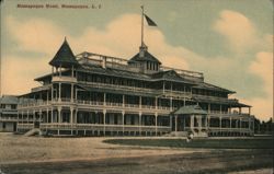 Massapequa Hotel, Massapequa, L.I. Postcard