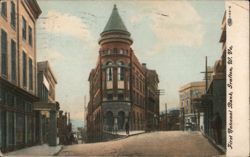 First National Bank, Grafton, WV Postcard