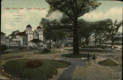 Lake View Park, Terre Haute, Indiana Postcard