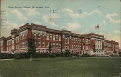 State Normal School, Milwaukee, Wis. Postcard