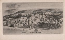 Lehigh University Postcard